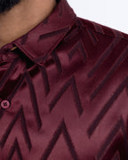 DESIGNER SHIRT ARROW | MAROON