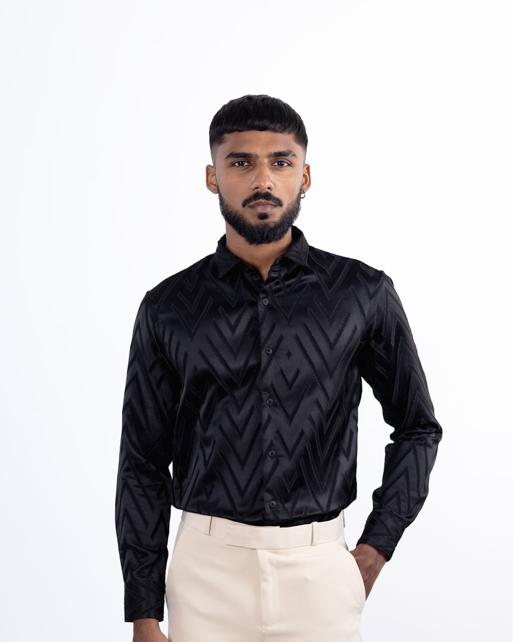 DESIGNER SHIRT ARROW | BLACK
