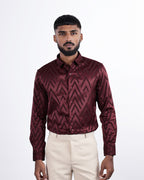 DESIGNER SHIRT ARROW | MAROON
