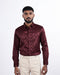 DESIGNER SHIRT ARROW | MAROON