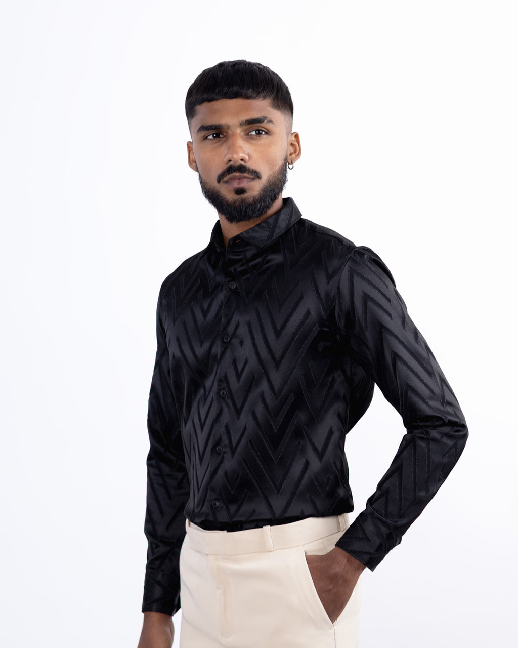 DESIGNER SHIRT ARROW | BLACK