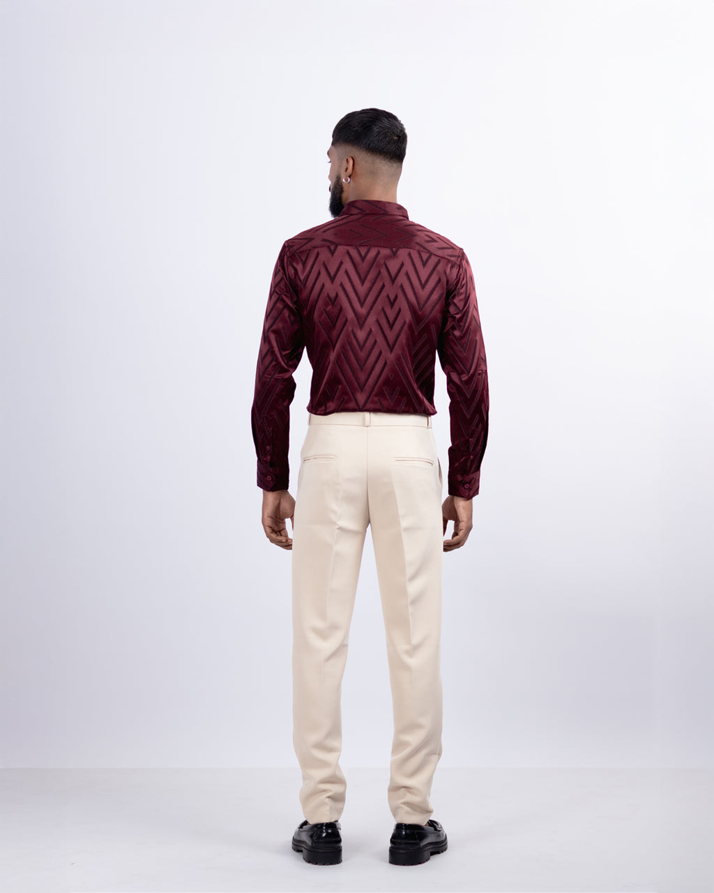 DESIGNER SHIRT ARROW | MAROON