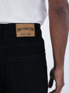 STRAIGHT FIT DENIMS | BLACK