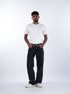 STRAIGHT FIT DENIMS | CHARCOAL