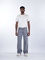 STRAIGHT FIT DENIMS | GREY
