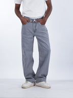 STRAIGHT FIT DENIMS | GREY