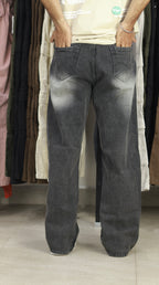 VINTAGE WASH BAGGY DENIM | BLACK