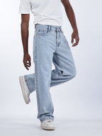 STRAIGHT FIT DENIMS | ICE BLUE