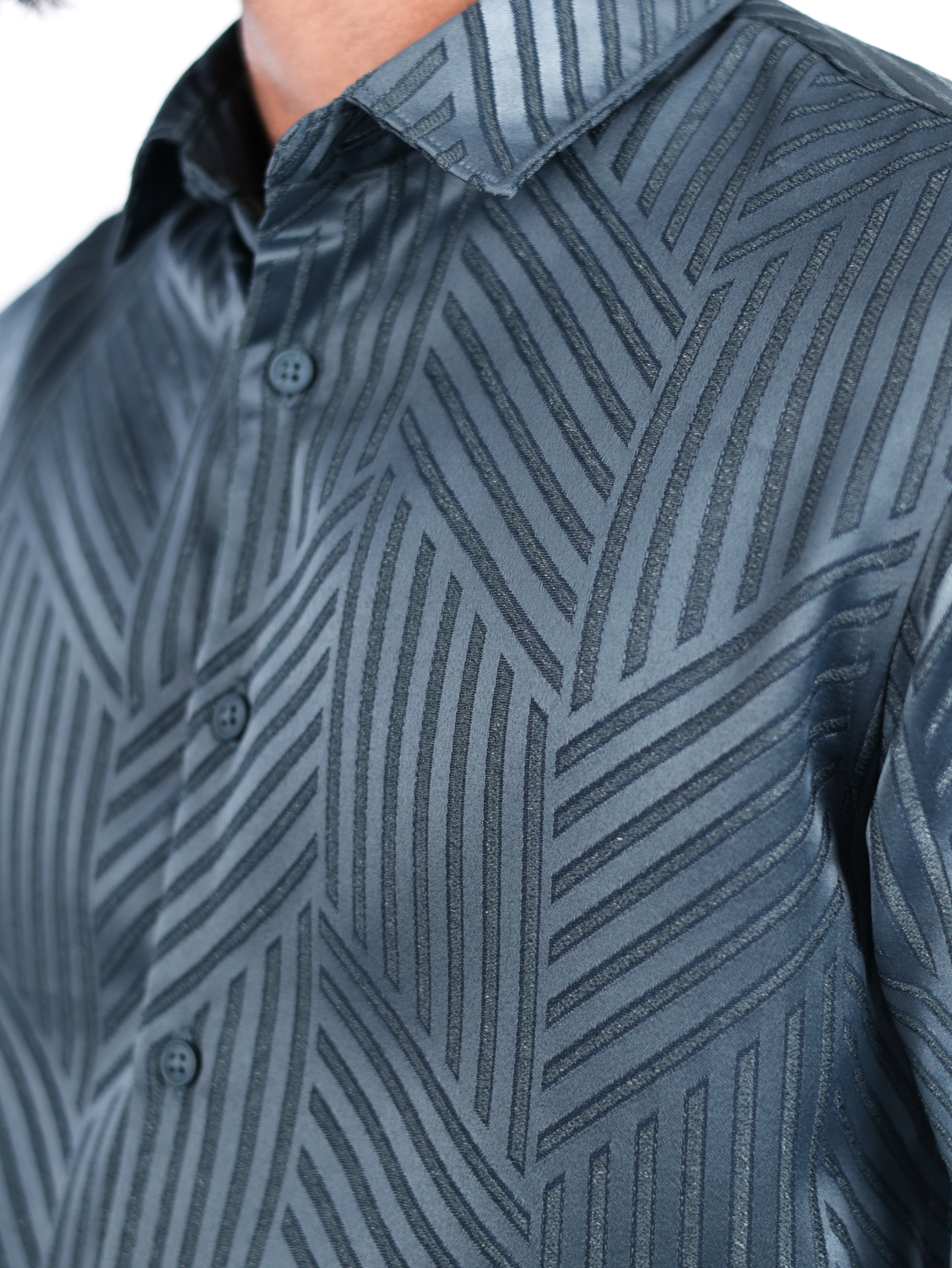 DESIGNER SHIRT STRIPES | BLUE