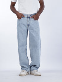 STRAIGHT FIT DENIMS | ICE BLUE