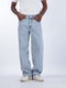 STRAIGHT FIT DENIMS | ICE BLUE