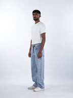 STRAIGHT FIT DENIMS | MID BLUE