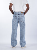 STRAIGHT FIT DENIMS | MID BLUE