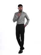 DESIGNER SHIRT STRIPES | GREY