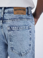 STRAIGHT FIT DENIMS | MID BLUE