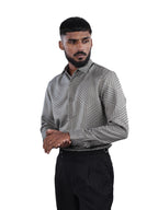 DESIGNER SHIRT STRIPES | GREY