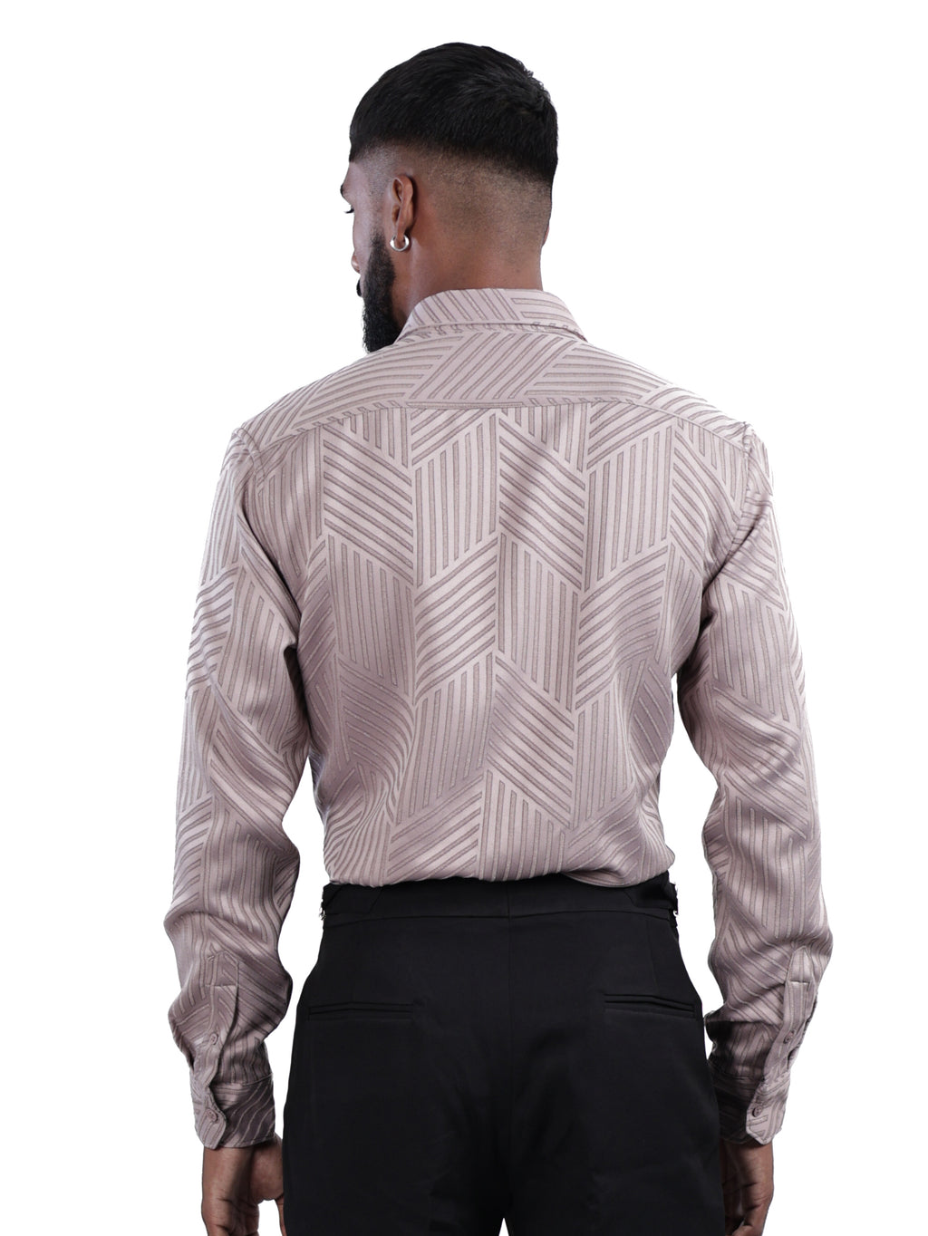 DESIGNER SHIRT STRIPES | BABY PINK