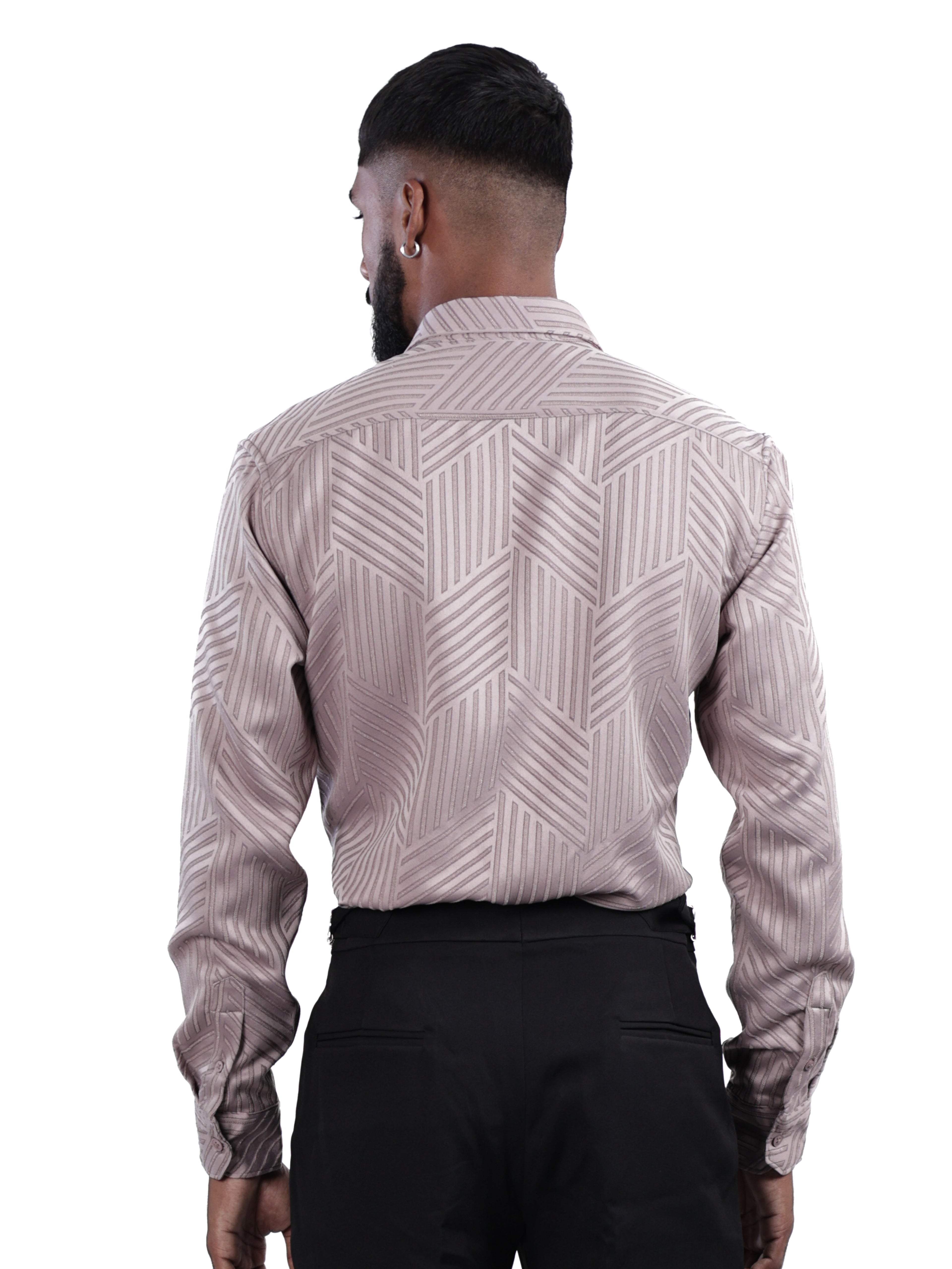 DESIGNER SHIRT STRIPES | BABY PINK