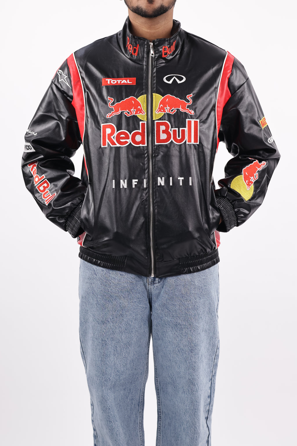 RED BULL JACKET | BLACK AND RED