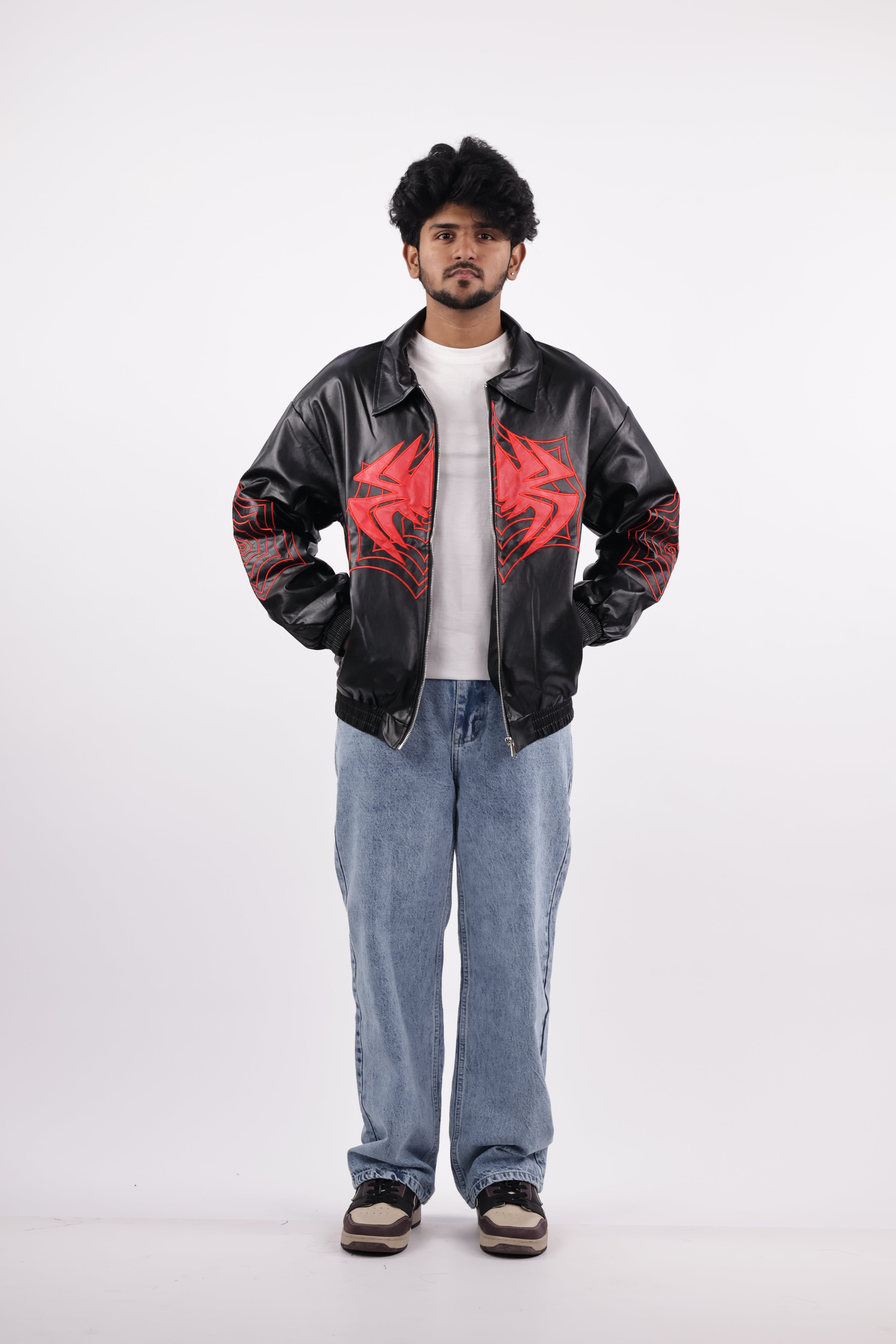 SPIDER JACKET | BLACK&RED