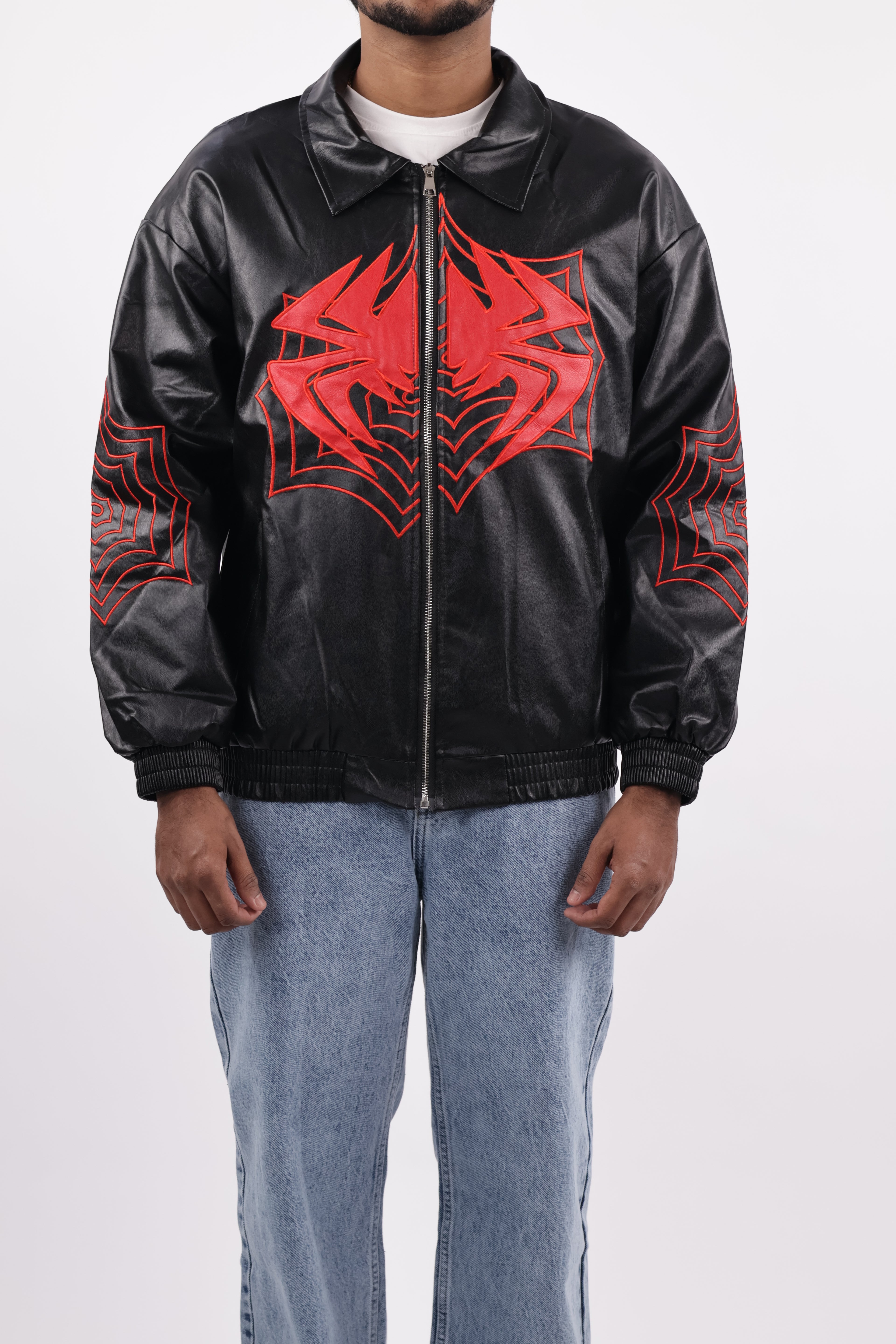 SPIDER JACKET | BLACK&RED