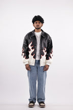 FLAME JACKET | BLACK&WHITE