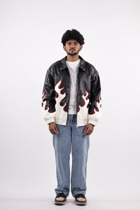 FLAME JACKET | BLACK&WHITE