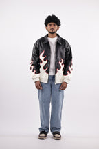 FLAME JACKET | BLACK&WHITE