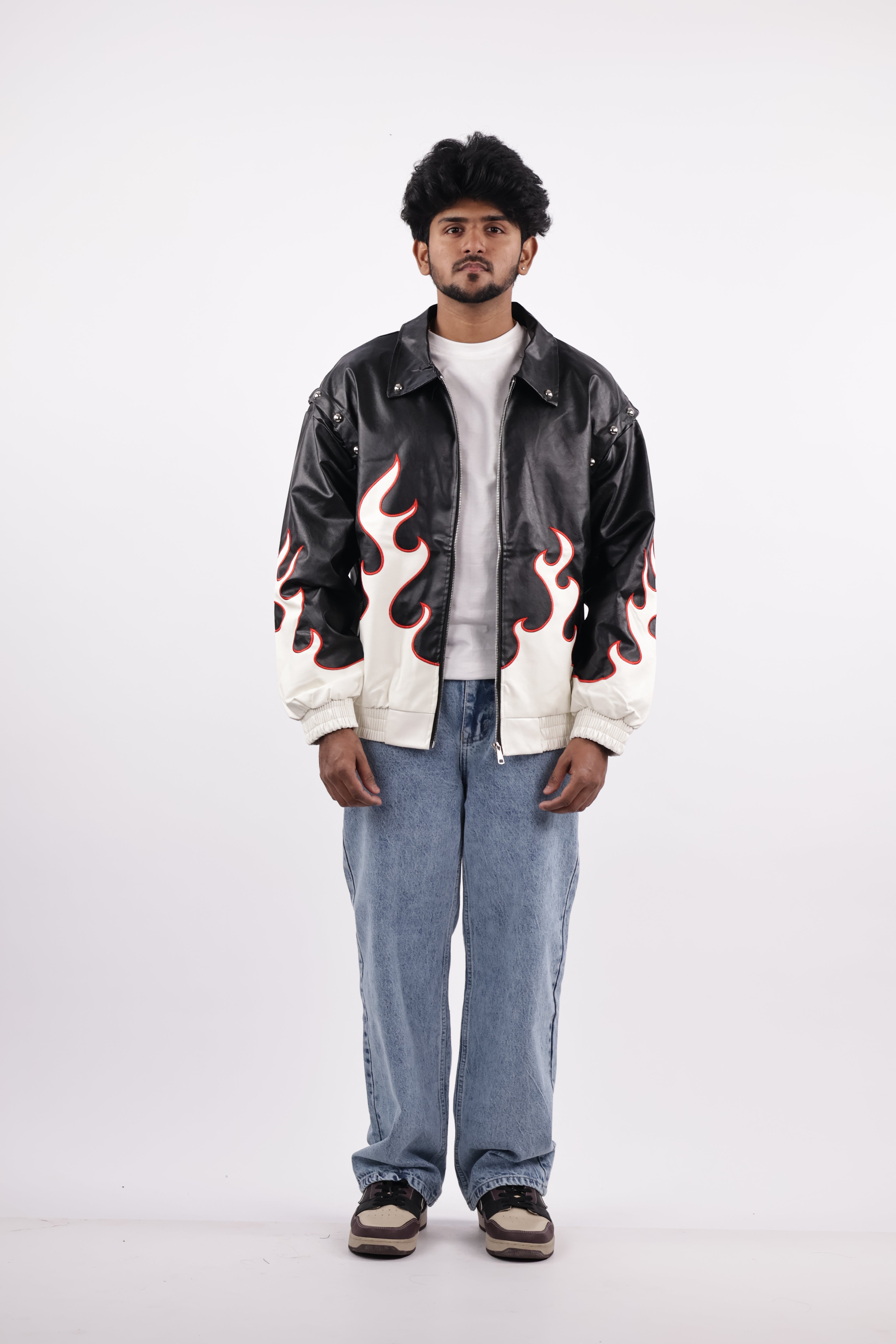 FLAME JACKET | BLACK&WHITE