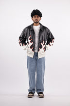 FLAME JACKET | BLACK&WHITE