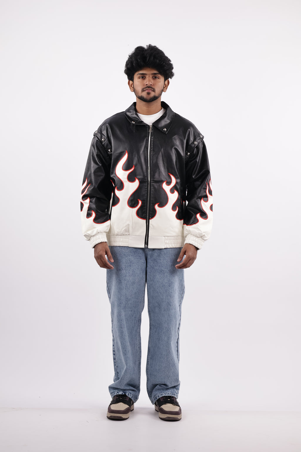 FLAME JACKET | BLACK&WHITE