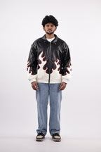 FLAME JACKET | BLACK&WHITE