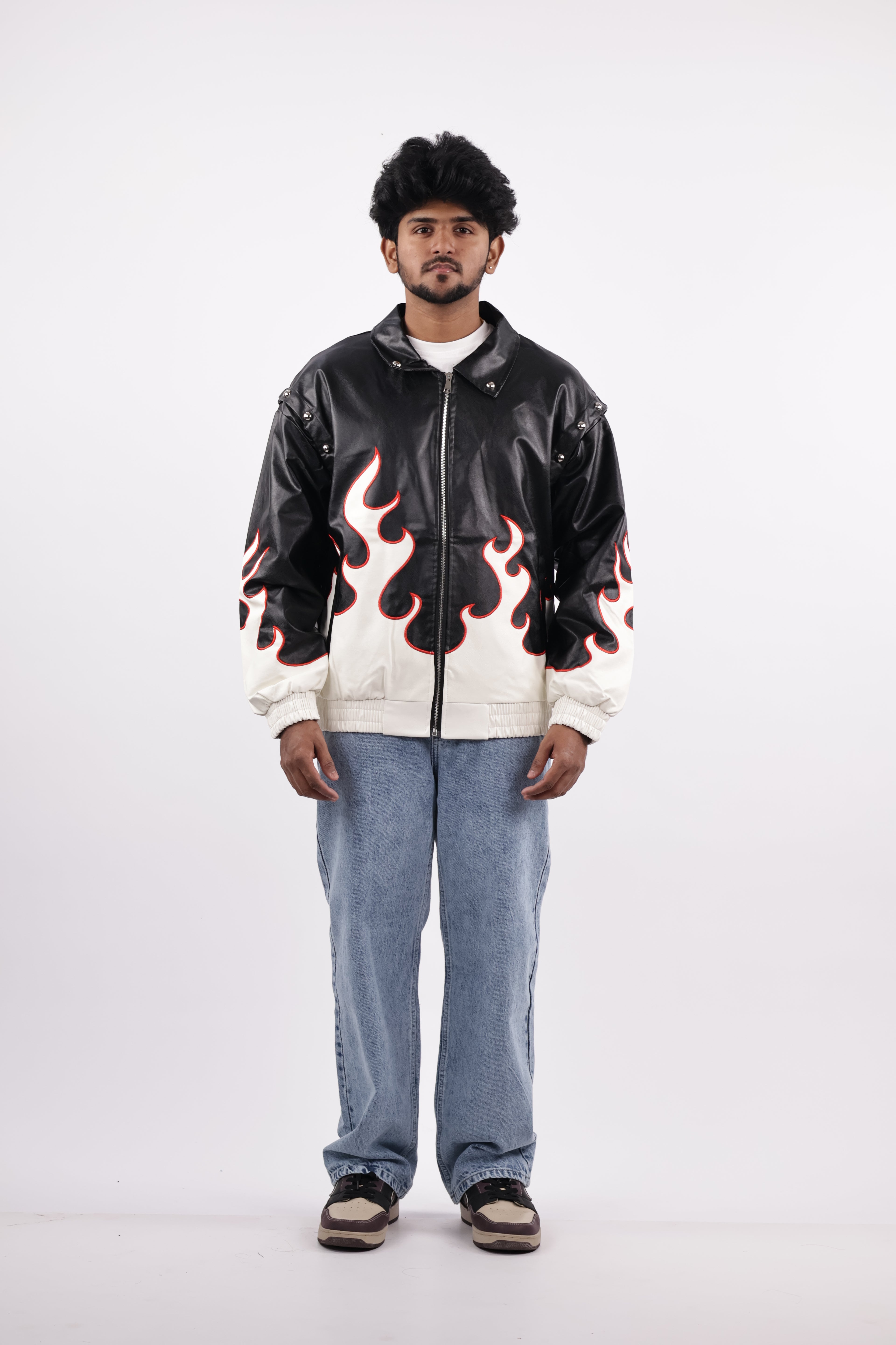 FLAME JACKET | BLACK&WHITE