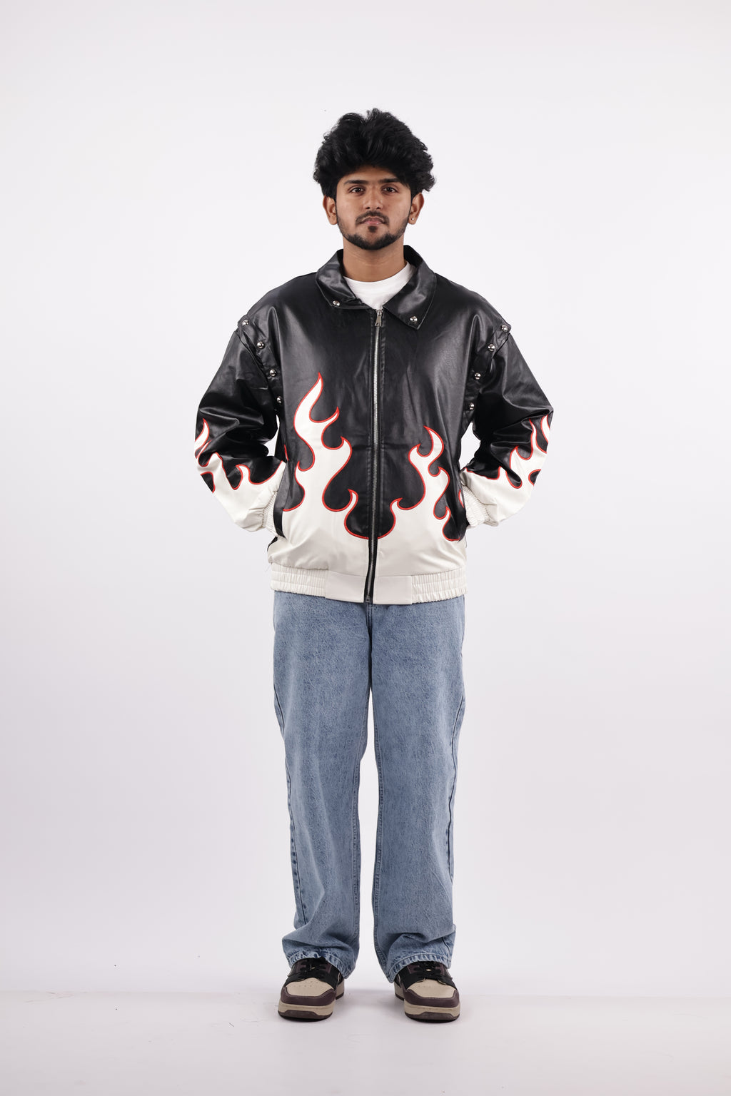 FLAME JACKET | BLACK&WHITE