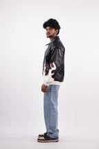 FLAME JACKET | BLACK&WHITE