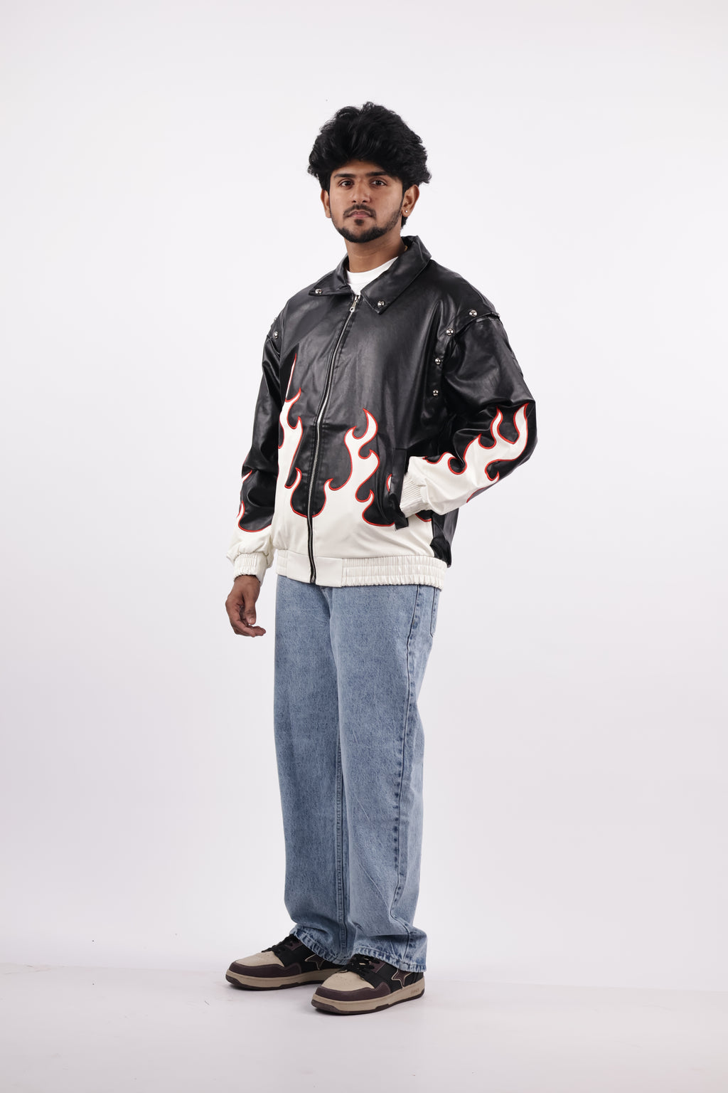 FLAME JACKET | BLACK&WHITE