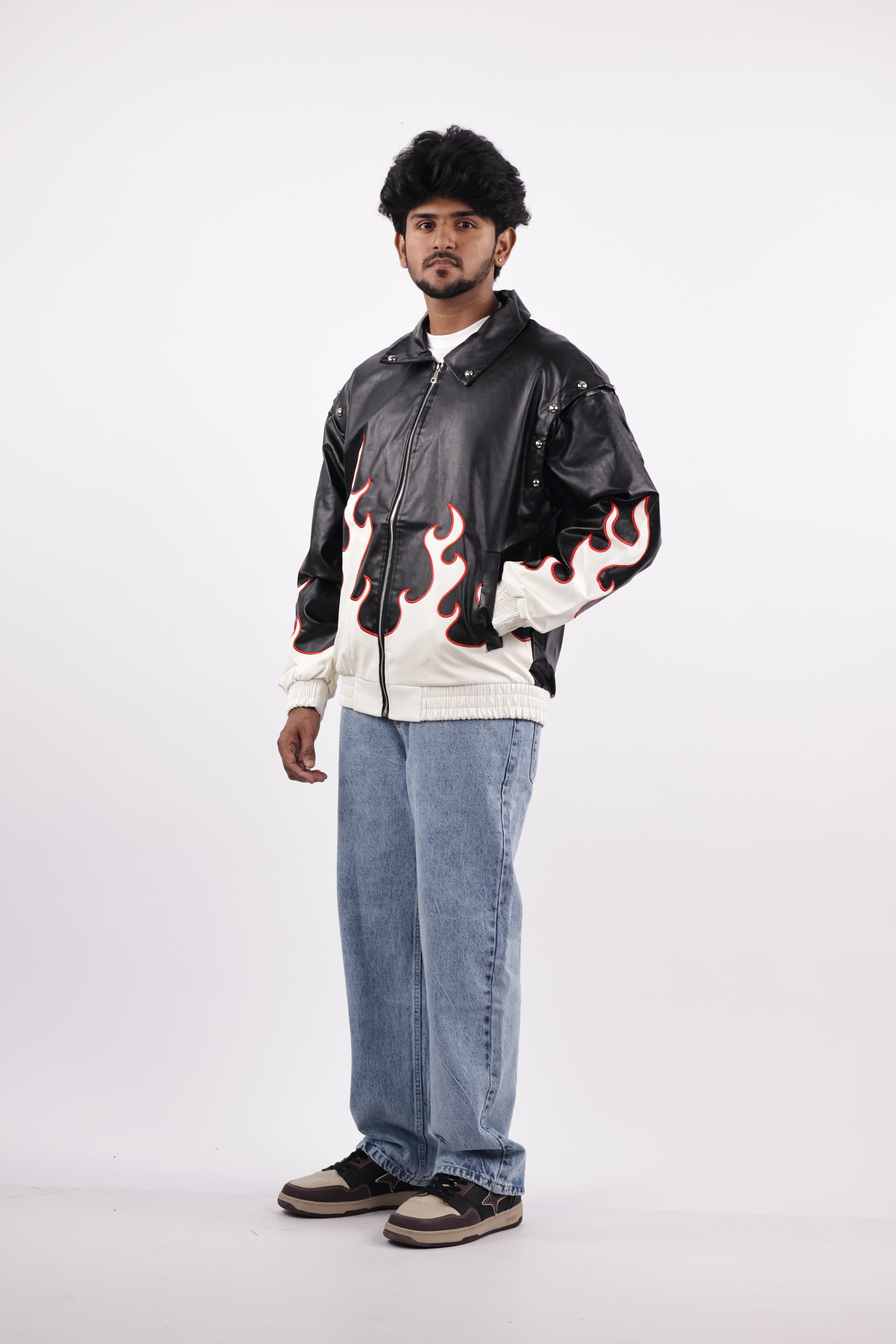 FLAME JACKET | BLACK&WHITE