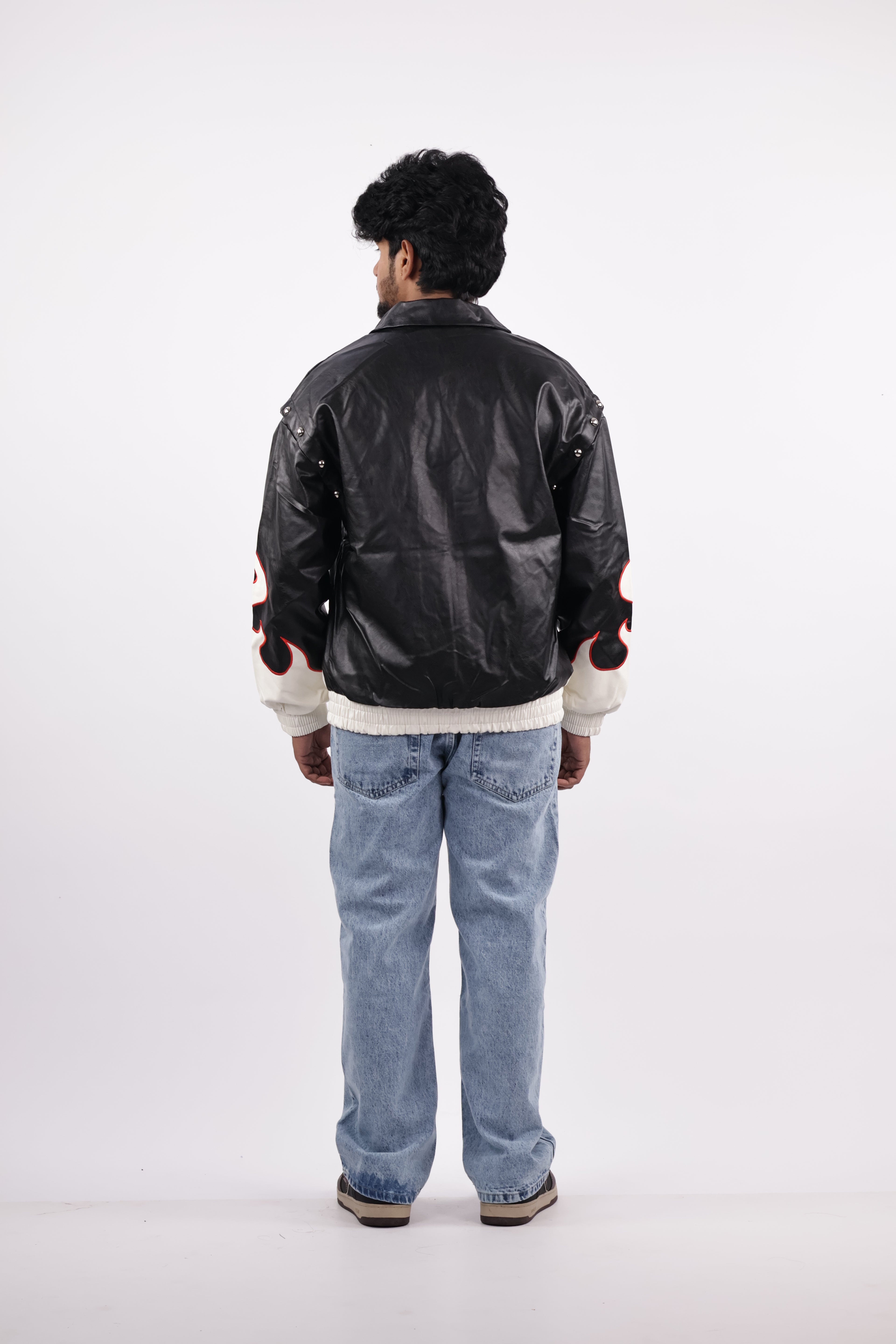 FLAME JACKET | BLACK&WHITE