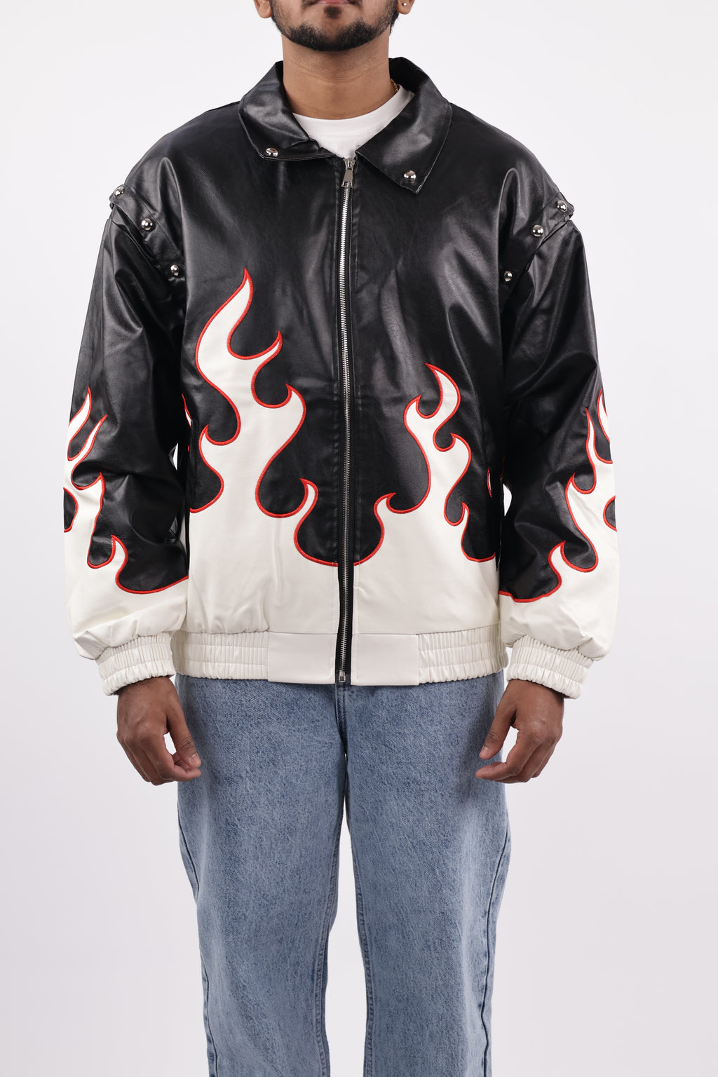 FLAME JACKET | BLACK&WHITE