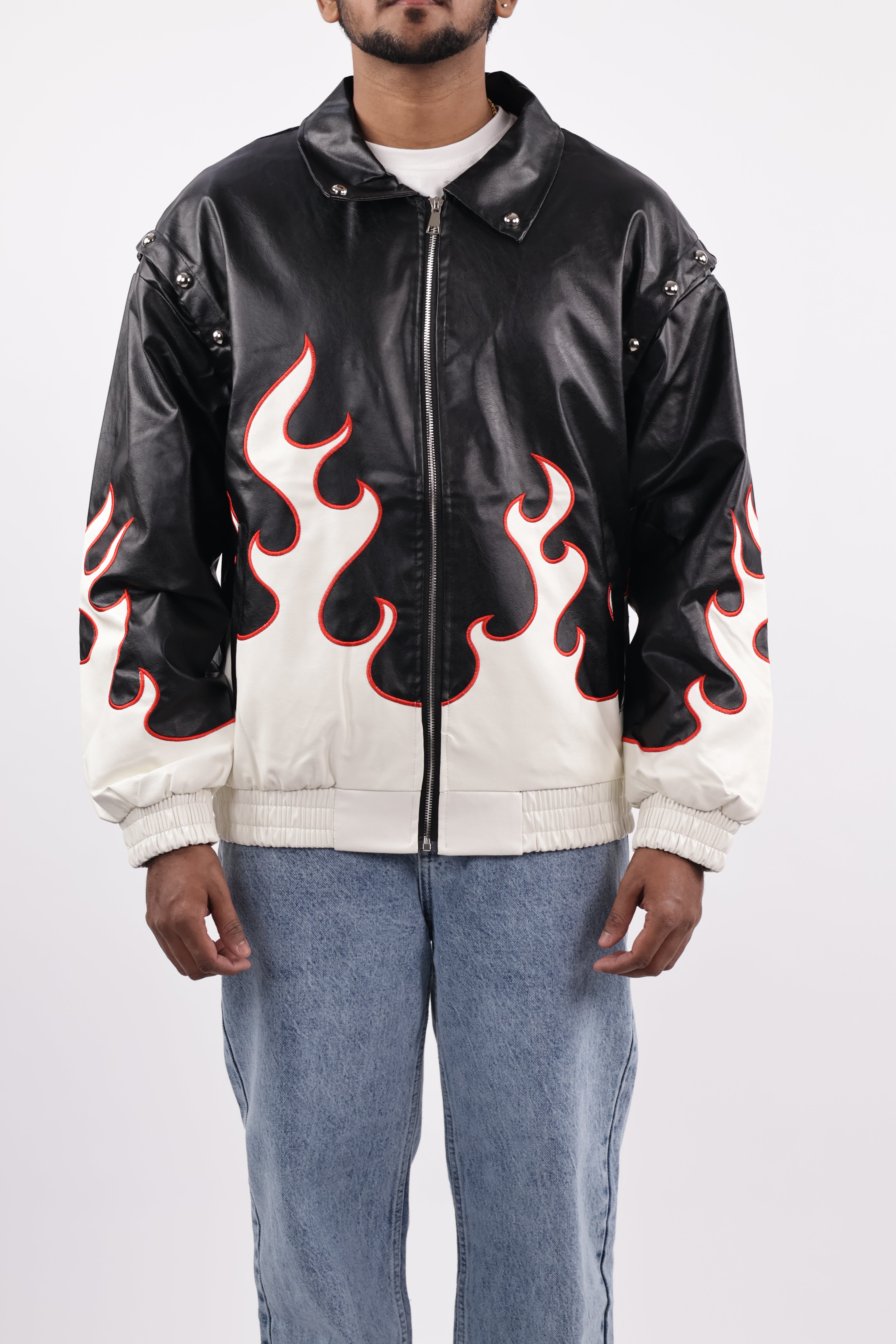 FLAME JACKET | BLACK&WHITE