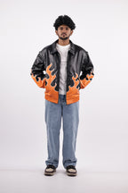 FLAME JACKET | BLACK&ORANGE
