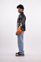 FLAME JACKET | BLACK&ORANGE