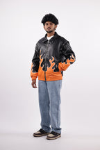 FLAME JACKET | BLACK&ORANGE
