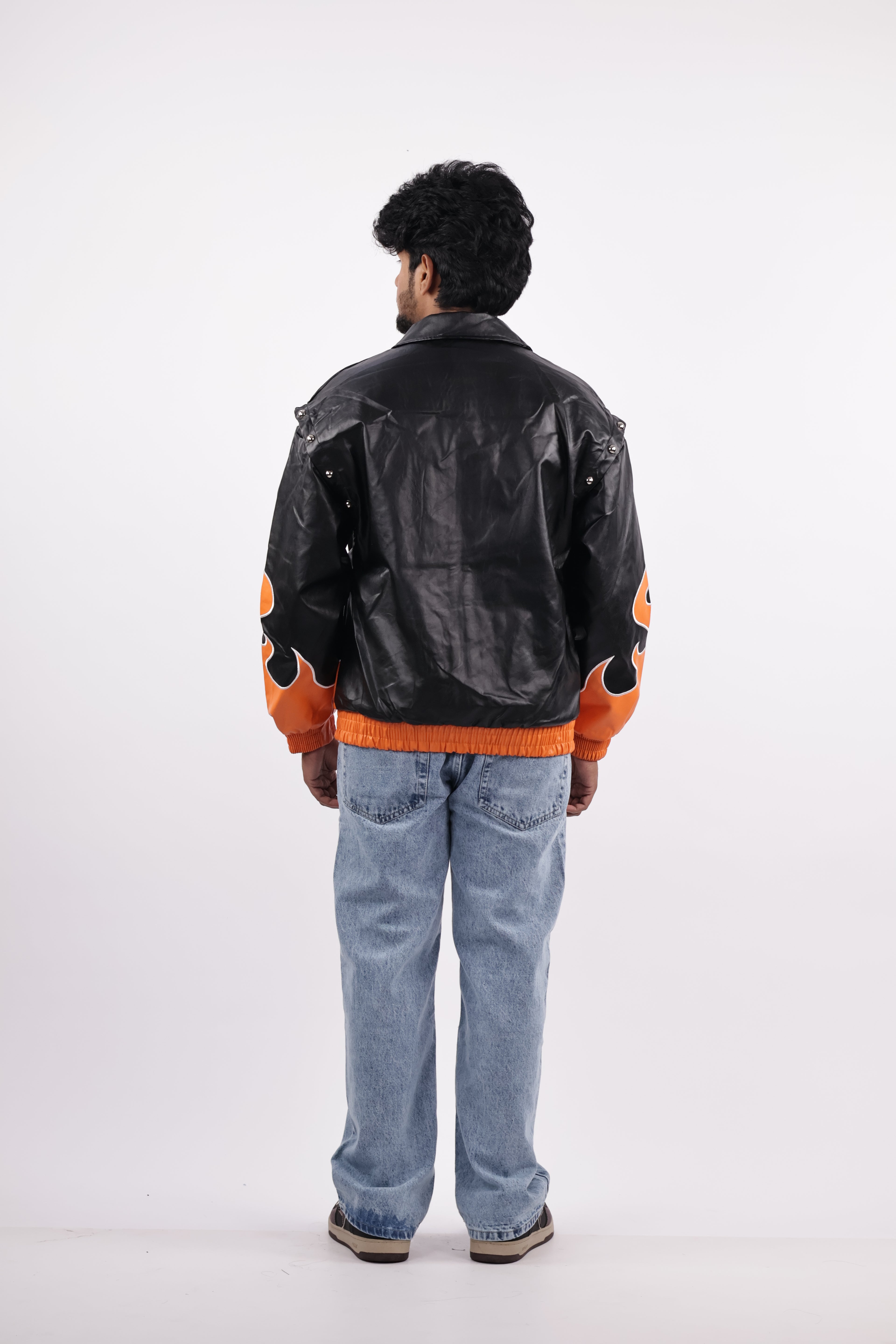 FLAME JACKET | BLACK&ORANGE