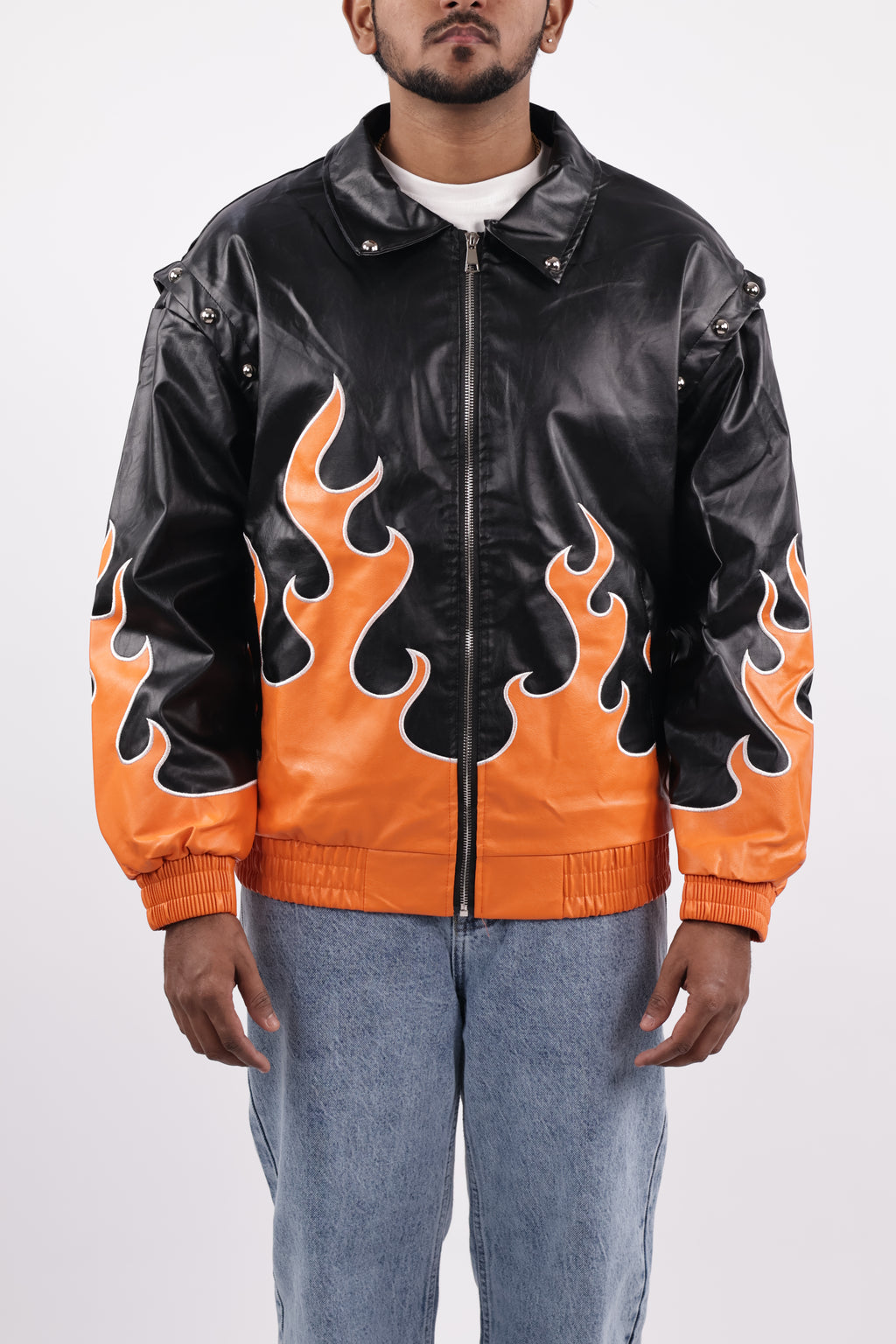 FLAME JACKET | BLACK&ORANGE