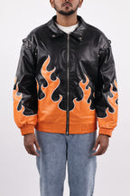 FLAME JACKET | BLACK&ORANGE