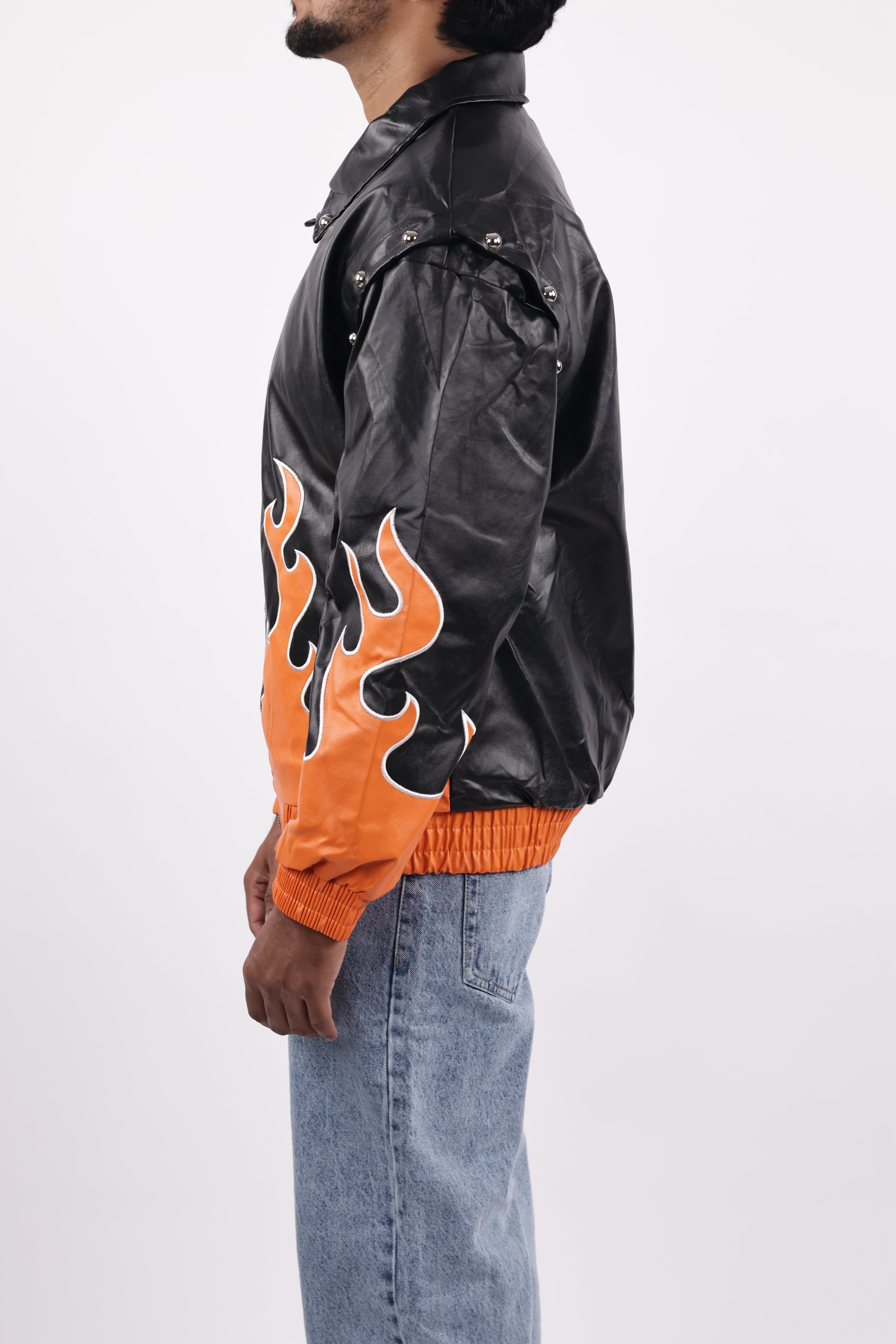 FLAME JACKET | BLACK&ORANGE