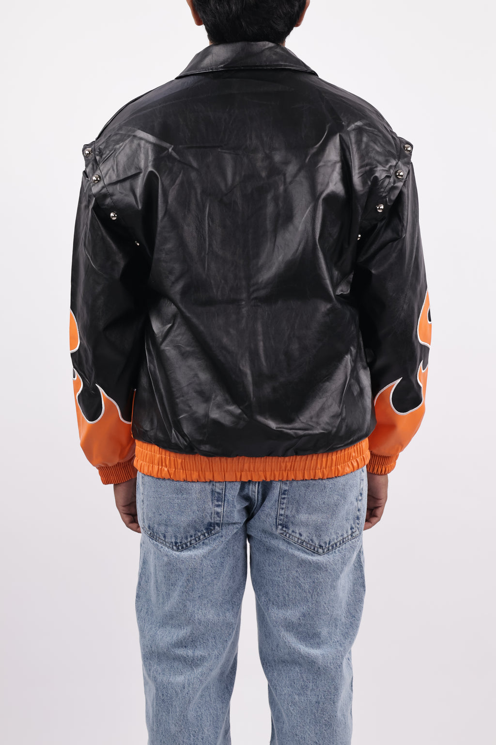 FLAME JACKET | BLACK&ORANGE