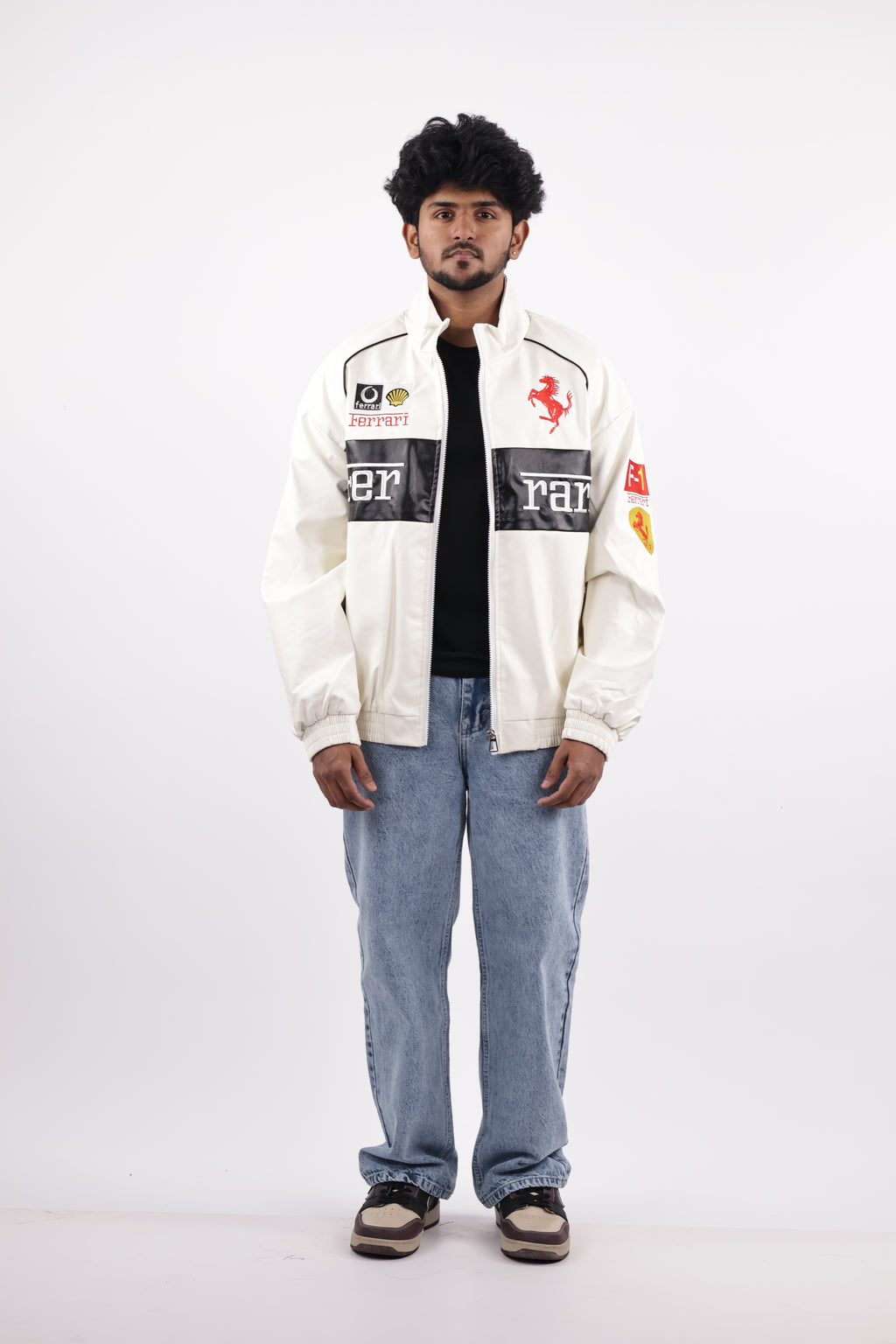 FERRARI JACKET | WHITE&BLACK