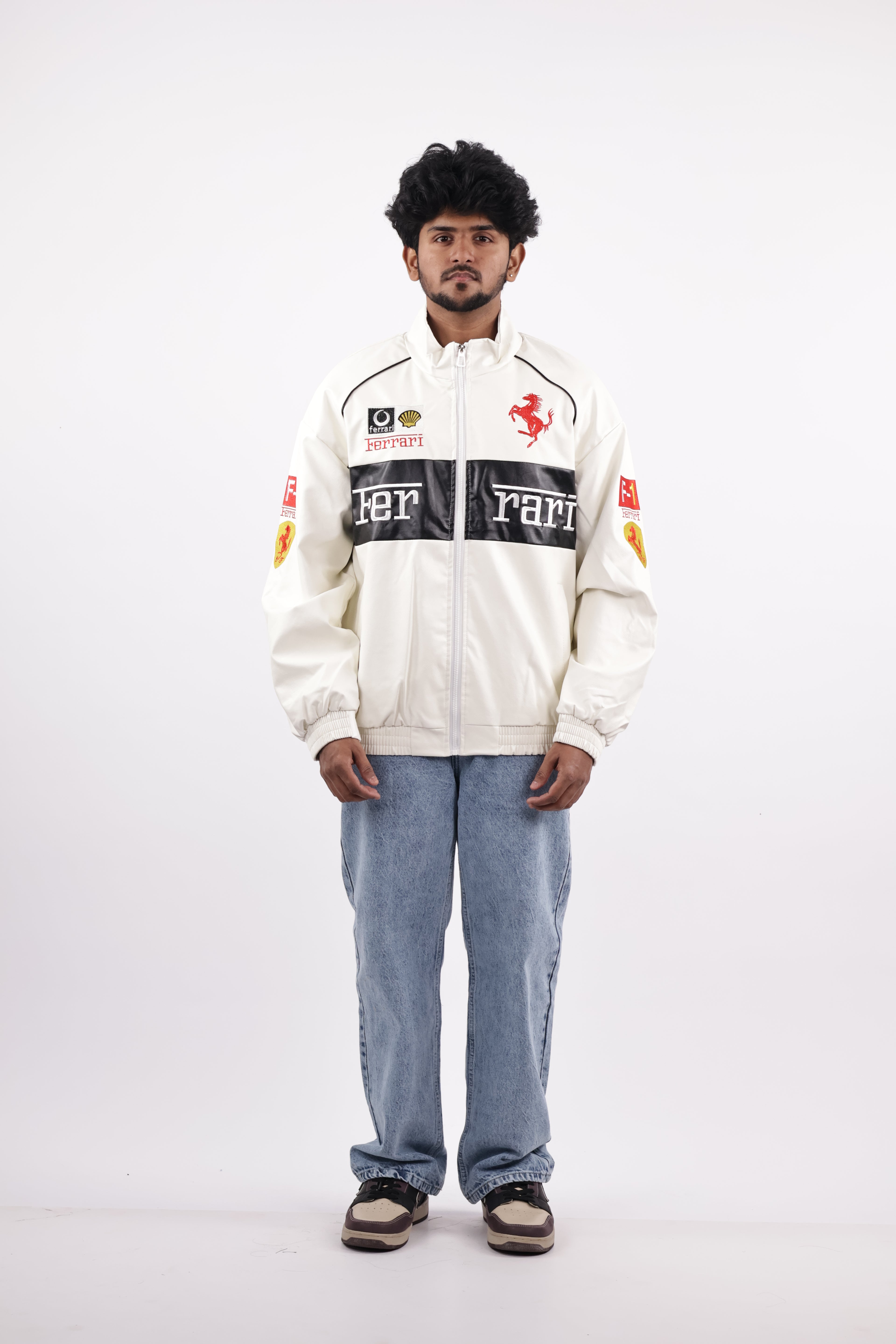 FERRARI JACKET | WHITE&BLACK